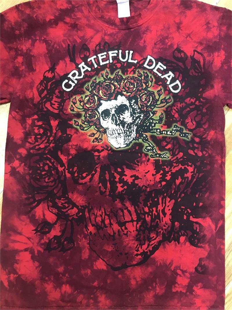 grateful dead skull t shirt