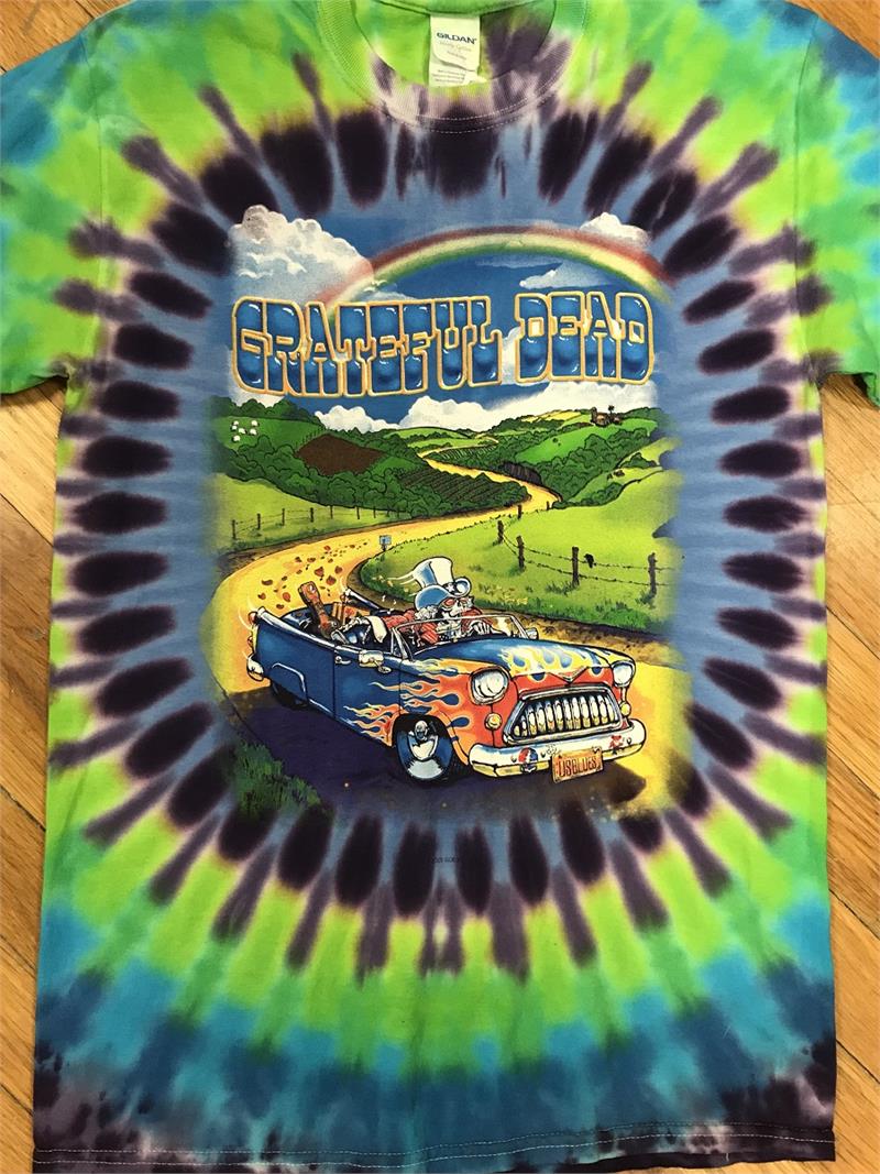 Grateful Dead 'Truckin' to Buffalo' Tie Dye T-Shirt